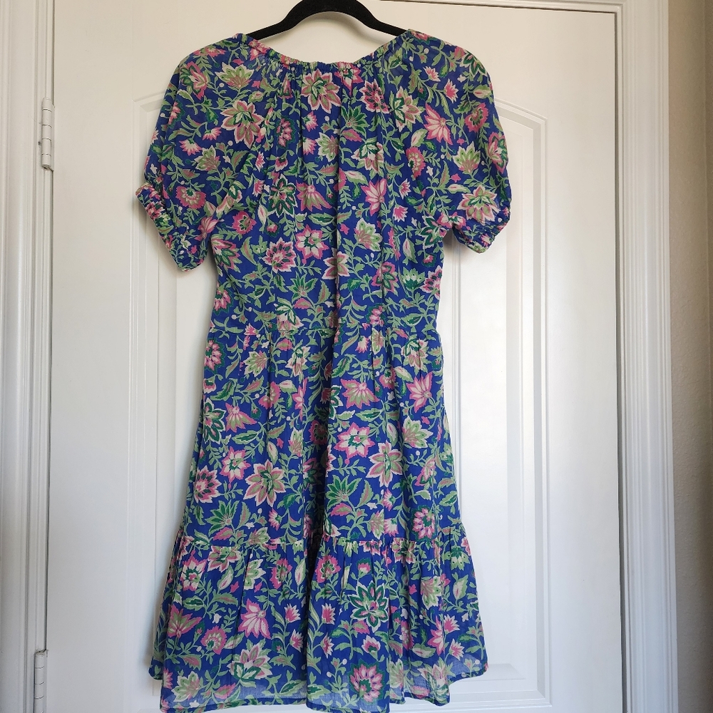 Banjanan Artemis Floral Dress Blue Medium - Picture 8 of 14
